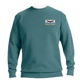 Embroidered Whaletail Logo - Crewneck Sweatshirt