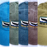 Embroidered Whaletail Logo - Adjustable Low Profile Cap