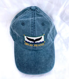 Embroidered Whaletail Logo - Adjustable Low Profile Cap