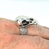 Heavy Statement Vulture Skull Ring