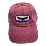Embroidered Whaletail Logo - Adjustable Low Profile Cap